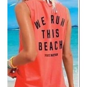 Victoria's Secret PINK  We Run This Beach Tank